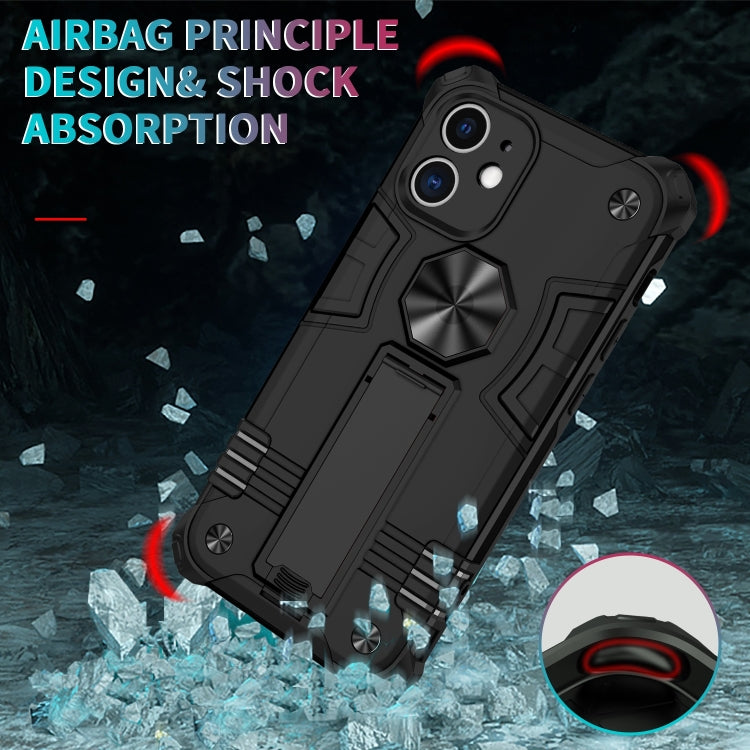 For iPhone 12 mini 10 PCS Shockproof TPU + PC Protective Case with Invisible Holder