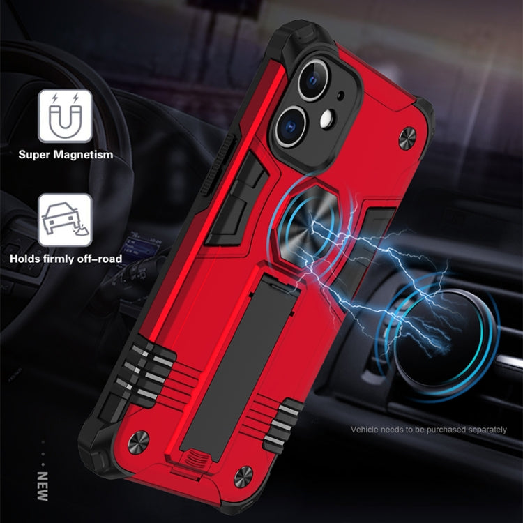 For iPhone 12 mini 10 PCS Shockproof TPU + PC Protective Case with Invisible Holder