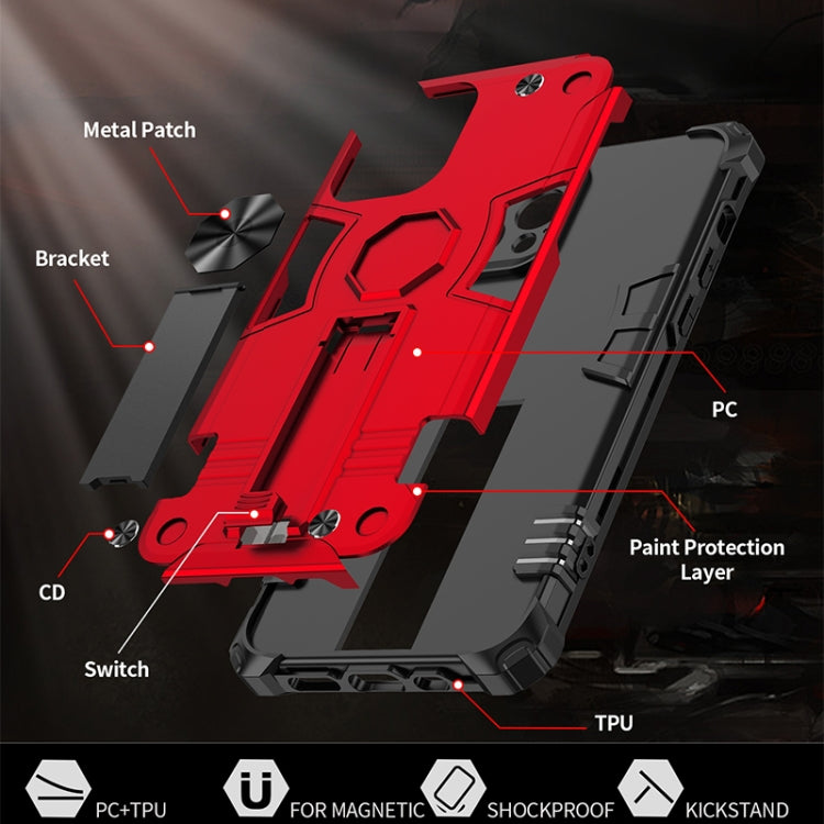 For iPhone 12 mini 10 PCS Shockproof TPU + PC Protective Case with Invisible Holder