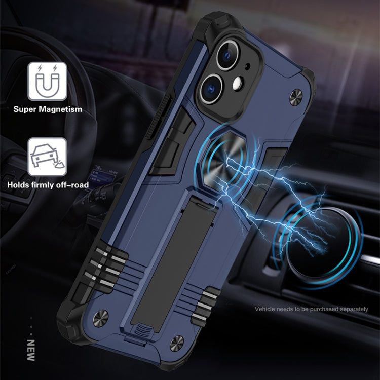 For iPhone 12 mini 10 PCS Shockproof TPU + PC Protective Case with Invisible Holder