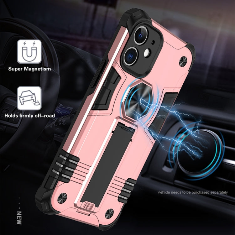 For iPhone 12 mini 10 PCS Shockproof TPU + PC Protective Case with Invisible Holder
