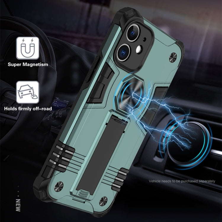 For iPhone 12 mini 10 PCS Shockproof TPU + PC Protective Case with Invisible Holder