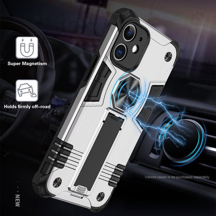 For iPhone 12 mini 10 PCS Shockproof TPU + PC Protective Case with Invisible Holder