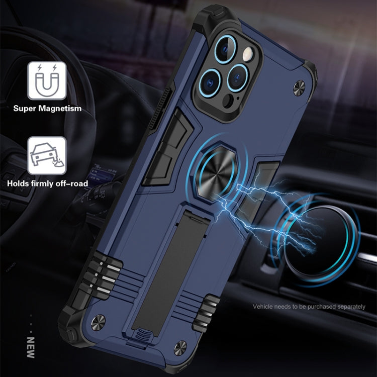 For iPhone 12 Pro 10pcs Shockproof TPU + PC Protective Case with Invisible Holder
