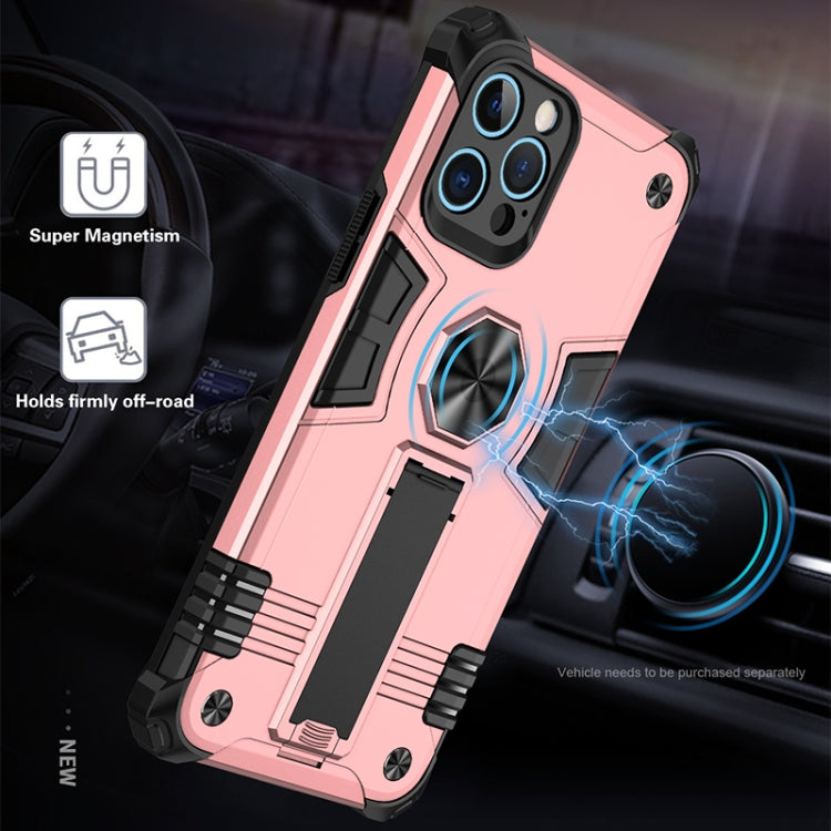 For iPhone 12 Pro 10pcs Shockproof TPU + PC Protective Case with Invisible Holder