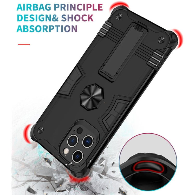 For iPhone 12 Pro Max 10 PCS Shockproof TPU + PC Protective Case with Invisible Holder