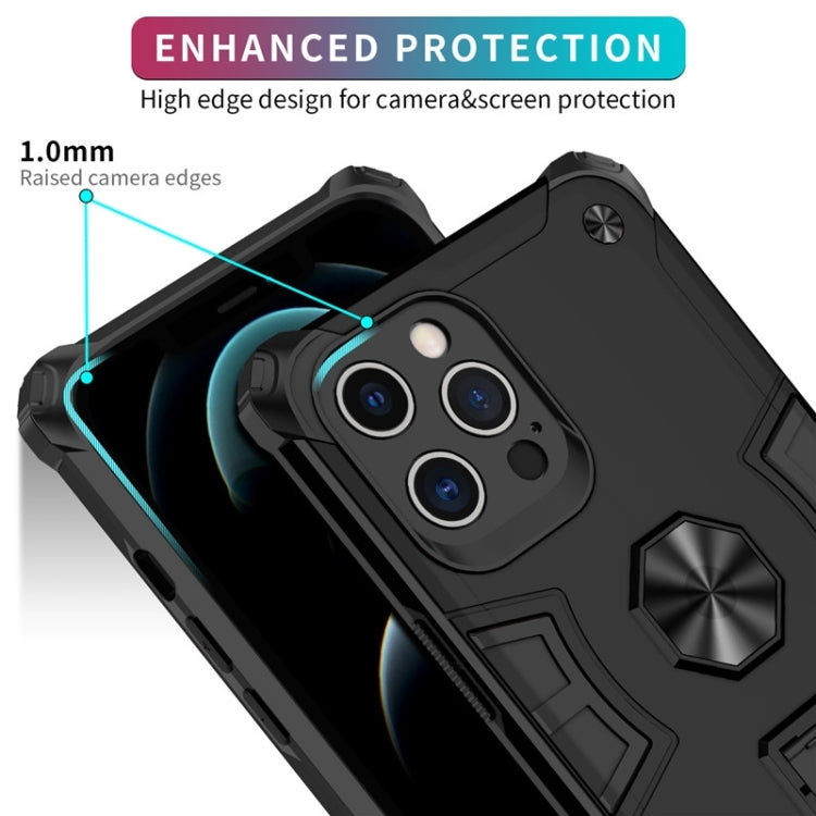 For iPhone 12 Pro Max 10 PCS Shockproof TPU + PC Protective Case with Invisible Holder