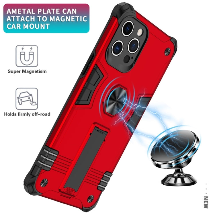 For iPhone 12 Pro Max 10 PCS Shockproof TPU + PC Protective Case with Invisible Holder