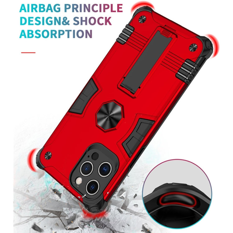 For iPhone 12 Pro Max 10 PCS Shockproof TPU + PC Protective Case with Invisible Holder