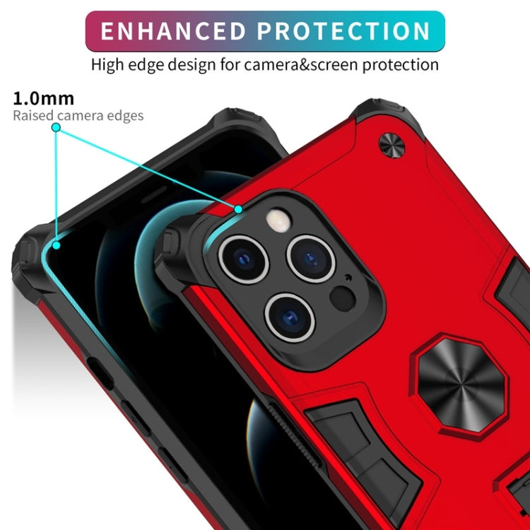 For iPhone 12 Pro Max 10 PCS Shockproof TPU + PC Protective Case with Invisible Holder