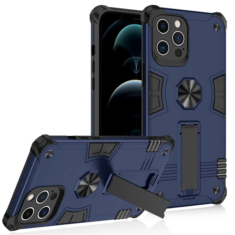 For iPhone 12 Pro Max 10 PCS Shockproof TPU + PC Protective Case with Invisible Holder