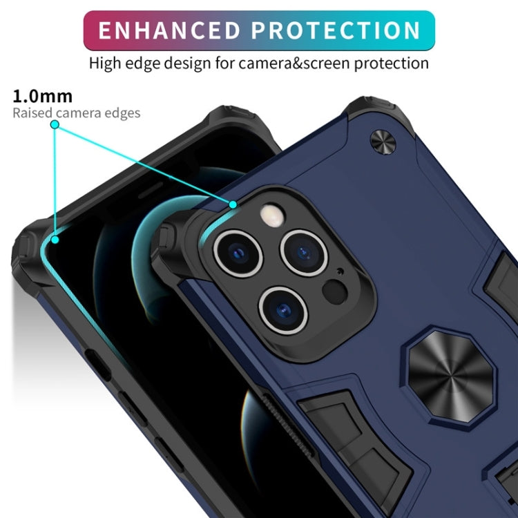 For iPhone 12 Pro Max 10 PCS Shockproof TPU + PC Protective Case with Invisible Holder