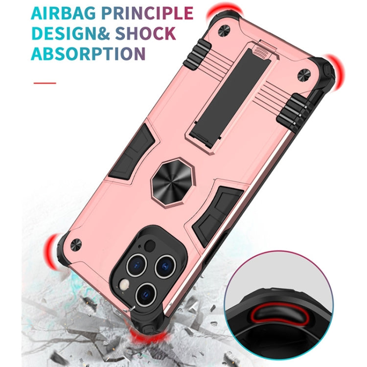 For iPhone 12 Pro Max 10 PCS Shockproof TPU + PC Protective Case with Invisible Holder