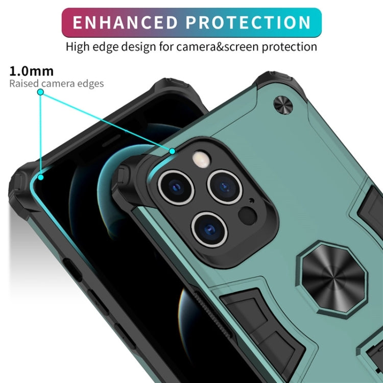 For iPhone 12 Pro Max 10 PCS Shockproof TPU + PC Protective Case with Invisible Holder