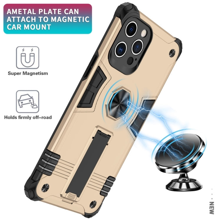 For iPhone 12 Pro Max 10 PCS Shockproof TPU + PC Protective Case with Invisible Holder