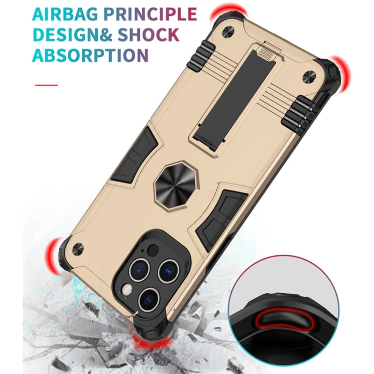 For iPhone 12 Pro Max 10 PCS Shockproof TPU + PC Protective Case with Invisible Holder