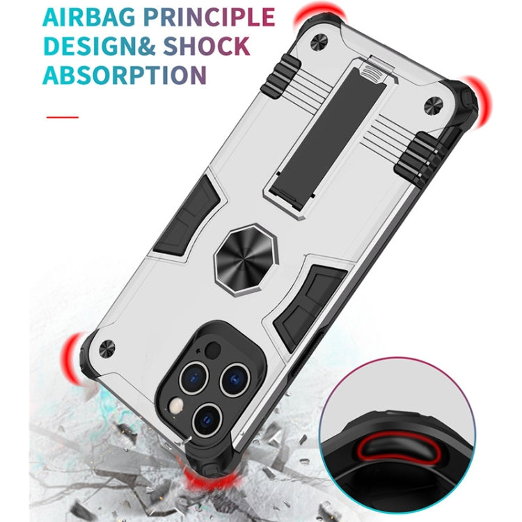 For iPhone 12 Pro Max 10 PCS Shockproof TPU + PC Protective Case with Invisible Holder