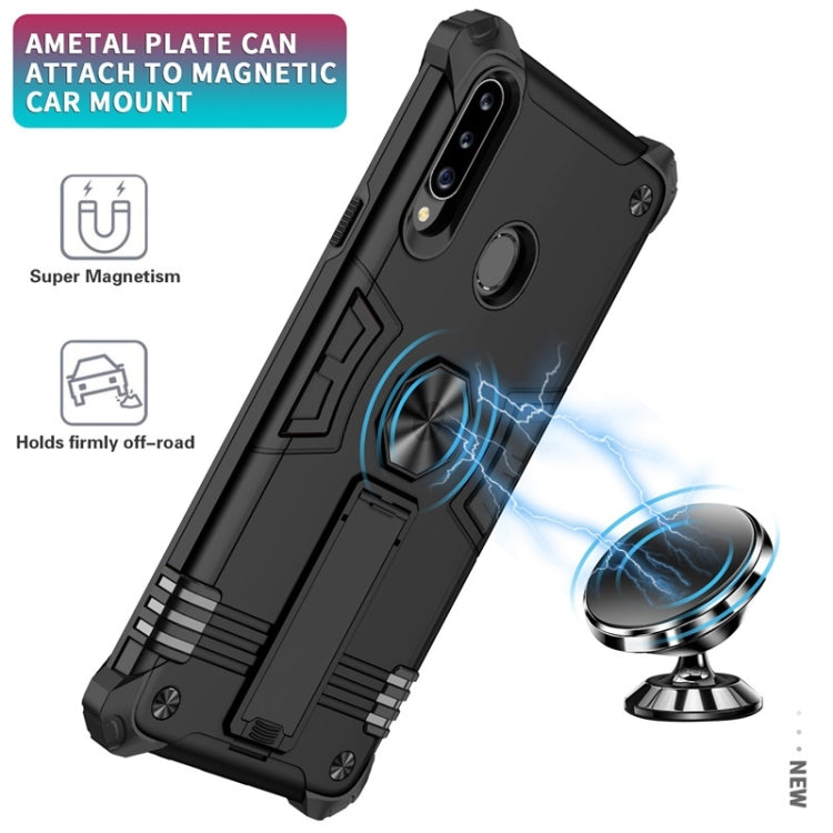 For Samsung Galaxy A20s 10 PCS Shockproof TPU + PC Protective Case with Invisible Holder
