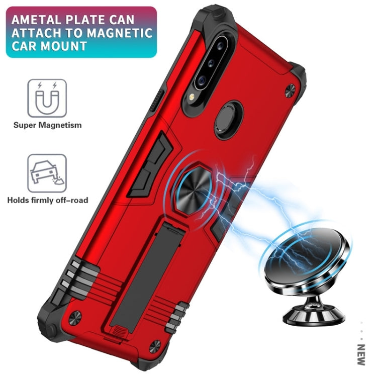 For Samsung Galaxy A20s 10 PCS Shockproof TPU + PC Protective Case with Invisible Holder