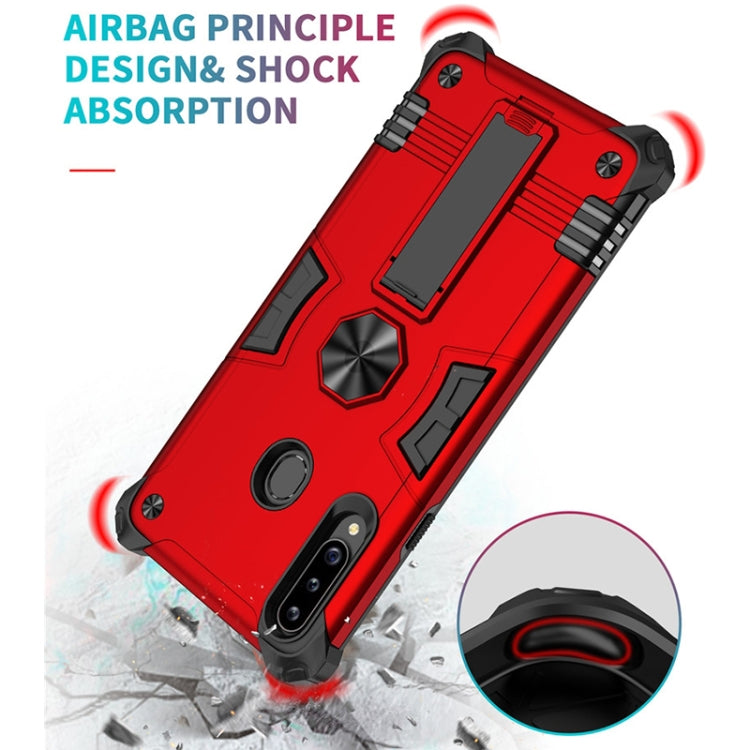 For Samsung Galaxy A20s 10 PCS Shockproof TPU + PC Protective Case with Invisible Holder
