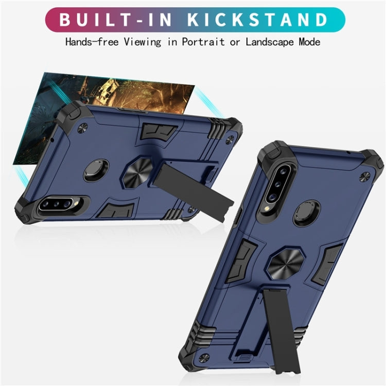For Samsung Galaxy A20s 10 PCS Shockproof TPU + PC Protective Case with Invisible Holder