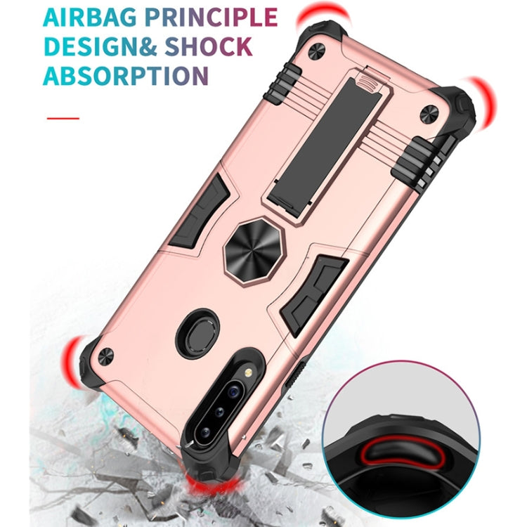 For Samsung Galaxy A20s 10 PCS Shockproof TPU + PC Protective Case with Invisible Holder