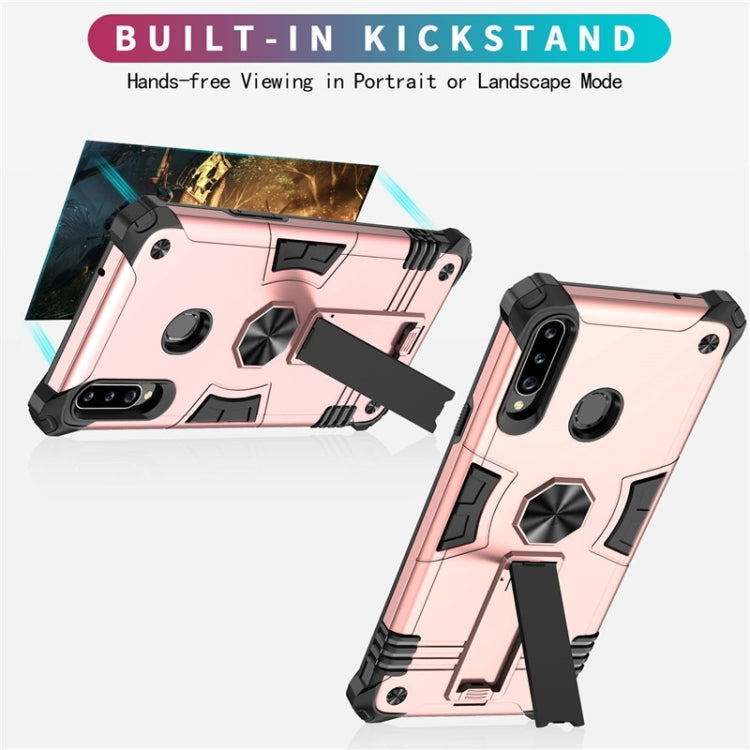 For Samsung Galaxy A20s 10 PCS Shockproof TPU + PC Protective Case with Invisible Holder