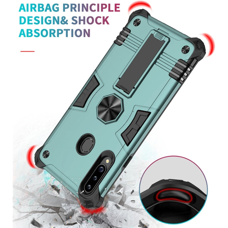For Samsung Galaxy A20s 10 PCS Shockproof TPU + PC Protective Case with Invisible Holder