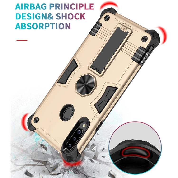 For Samsung Galaxy A20s 10 PCS Shockproof TPU + PC Protective Case with Invisible Holder