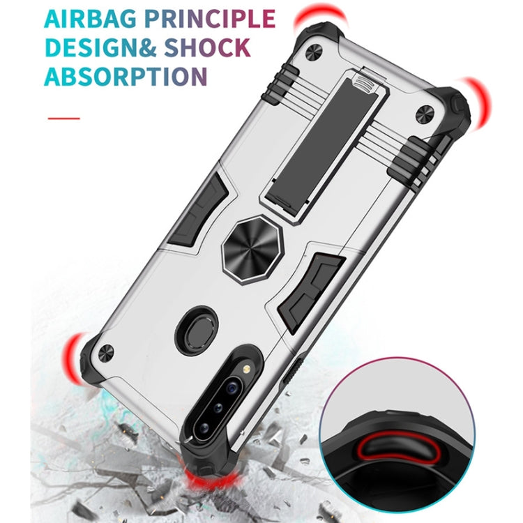 For Samsung Galaxy A20s 10 PCS Shockproof TPU + PC Protective Case with Invisible Holder