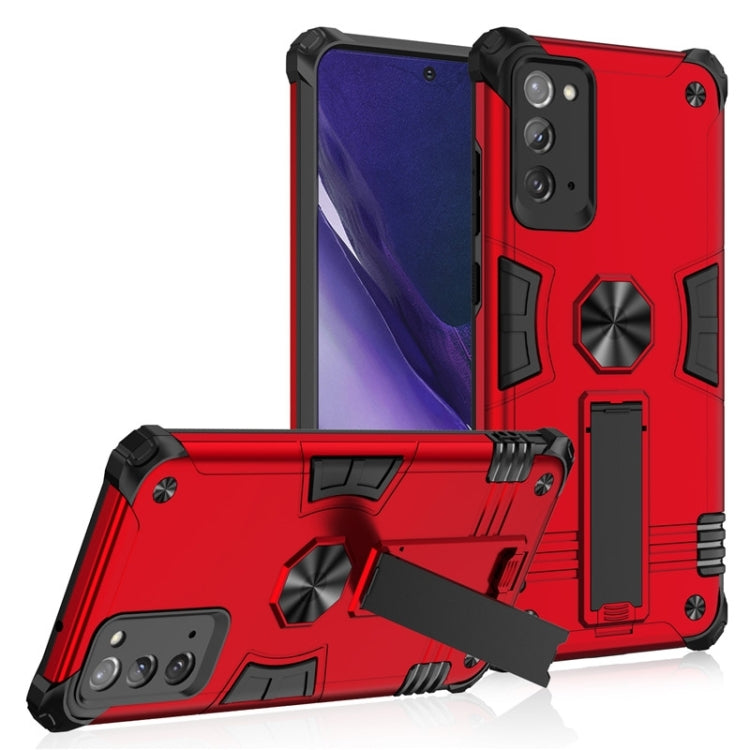 For Samsung Galaxy Note20 10 PCS Shockproof TPU + PC Protective Case with Invisible Holder