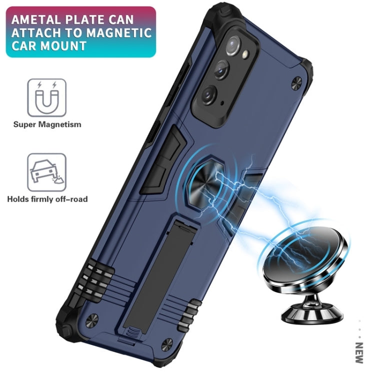 For Samsung Galaxy Note20 10 PCS Shockproof TPU + PC Protective Case with Invisible Holder