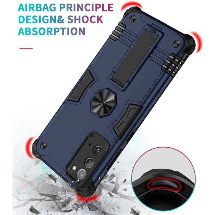 For Samsung Galaxy Note20 10 PCS Shockproof TPU + PC Protective Case with Invisible Holder