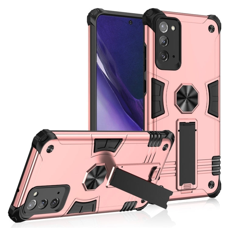 For Samsung Galaxy Note20 10 PCS Shockproof TPU + PC Protective Case with Invisible Holder
