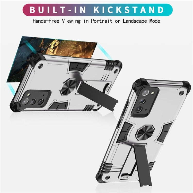 For Samsung Galaxy Note20 10 PCS Shockproof TPU + PC Protective Case with Invisible Holder