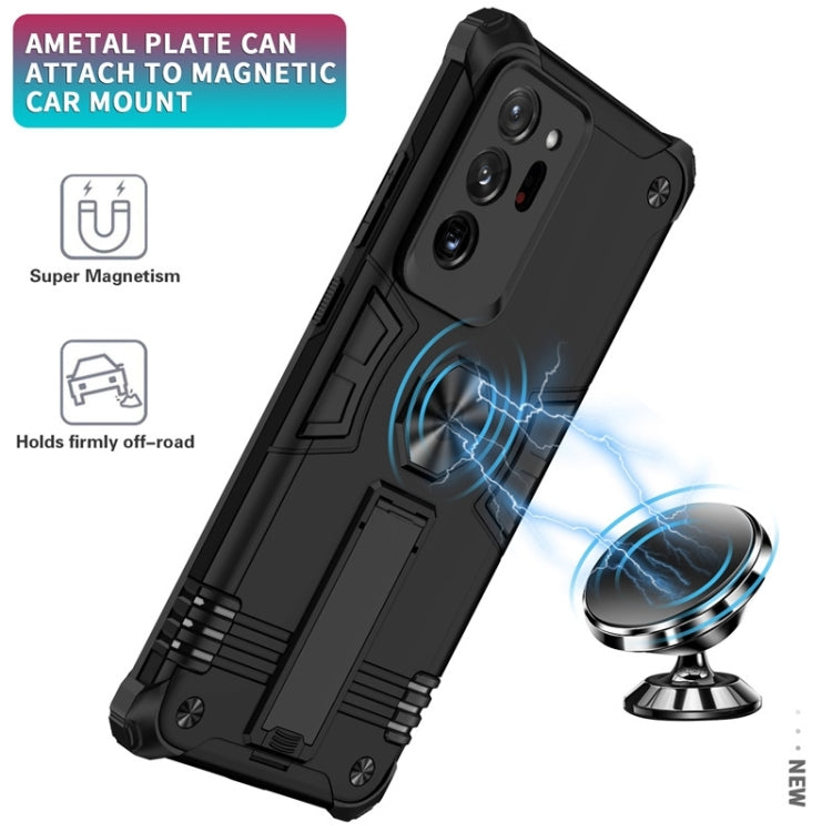 For Samsung Galaxy Note20 Ultra 10 PCS Shockproof TPU + PC Protective Case with Invisible Holder