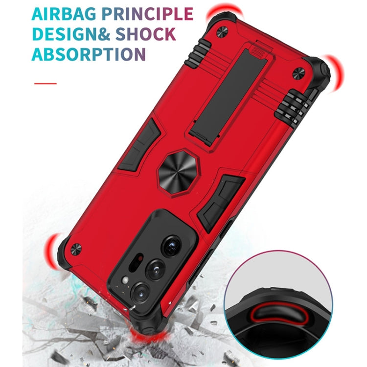 For Samsung Galaxy Note20 Ultra 10 PCS Shockproof TPU + PC Protective Case with Invisible Holder
