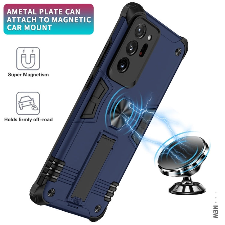 For Samsung Galaxy Note20 Ultra 10 PCS Shockproof TPU + PC Protective Case with Invisible Holder