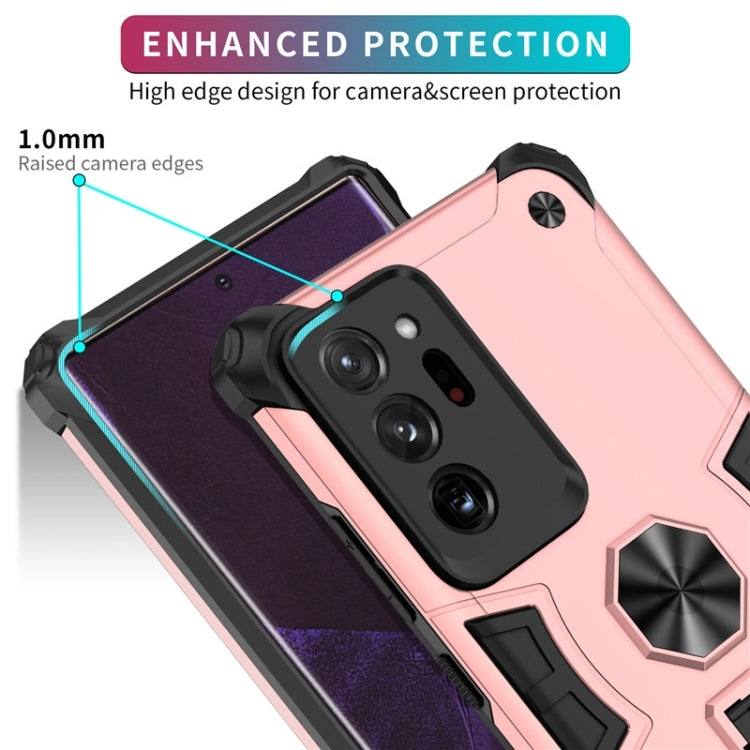 For Samsung Galaxy Note20 Ultra 10 PCS Shockproof TPU + PC Protective Case with Invisible Holder