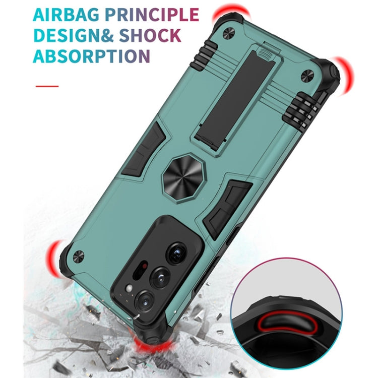 For Samsung Galaxy Note20 Ultra 10 PCS Shockproof TPU + PC Protective Case with Invisible Holder