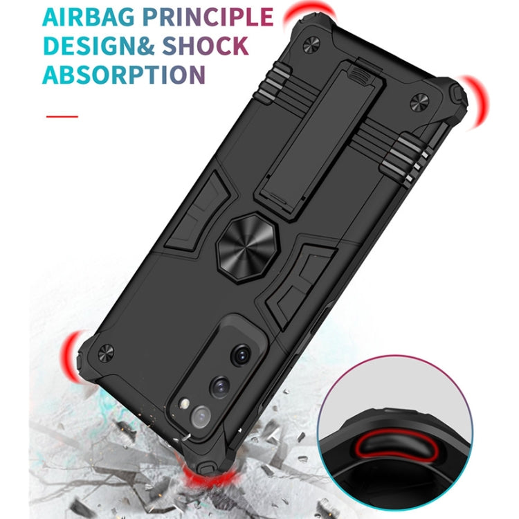 For Samsung Galaxy S20 FE 10 PCS Shockproof TPU + PC Protective Case with Invisible Holder