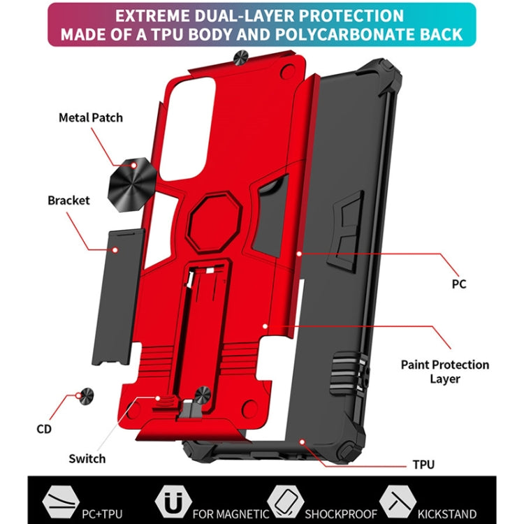 For Samsung Galaxy S20 FE 10 PCS Shockproof TPU + PC Protective Case with Invisible Holder