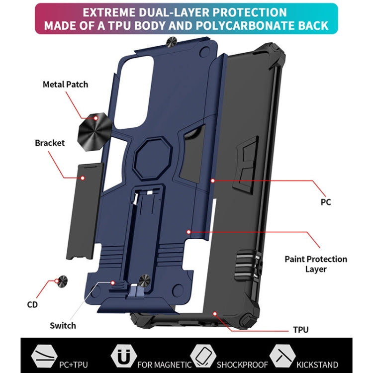 For Samsung Galaxy S20 FE 10 PCS Shockproof TPU + PC Protective Case with Invisible Holder