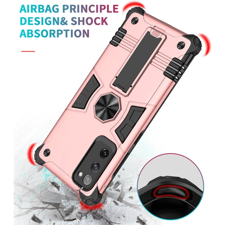 For Samsung Galaxy S20 FE 10 PCS Shockproof TPU + PC Protective Case with Invisible Holder