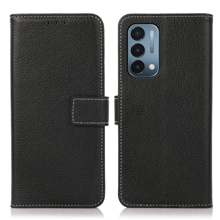 For OnePlus Nord N200 Litchi Texture PU + TPU Horizontal Flip Leather Case with Holder & Card Slots & Wallet