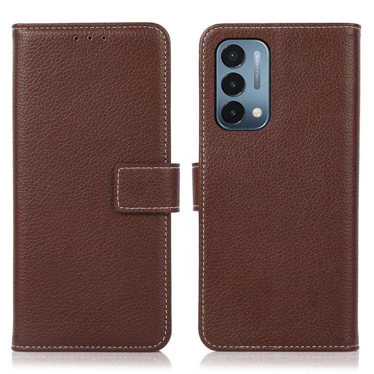 For OnePlus Nord N200 Litchi Texture PU + TPU Horizontal Flip Leather Case with Holder & Card Slots & Wallet