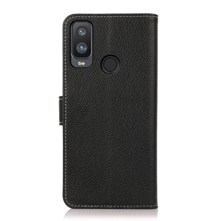 For Alcatel 1L 2021 Litchi Texture PU + TPU Horizontal Flip Leather Case with Holder & Card Slots & Wallet