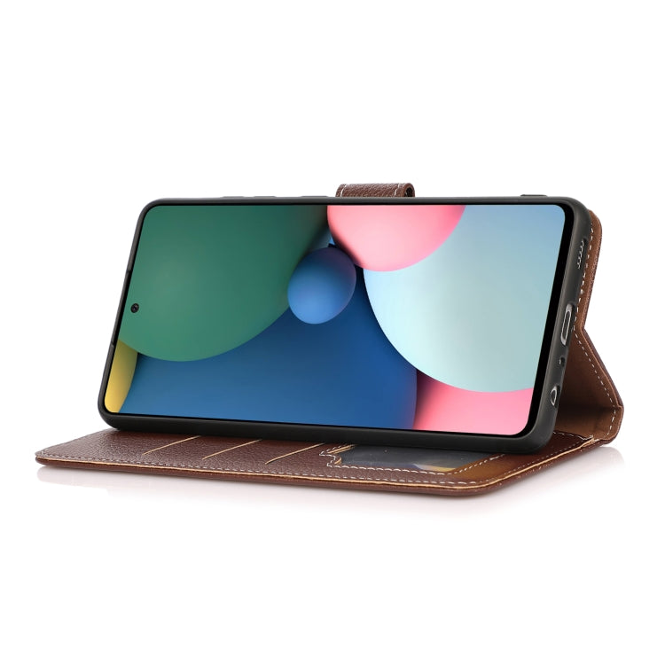 For Alcatel 1L 2021 Litchi Texture PU + TPU Horizontal Flip Leather Case with Holder & Card Slots & Wallet