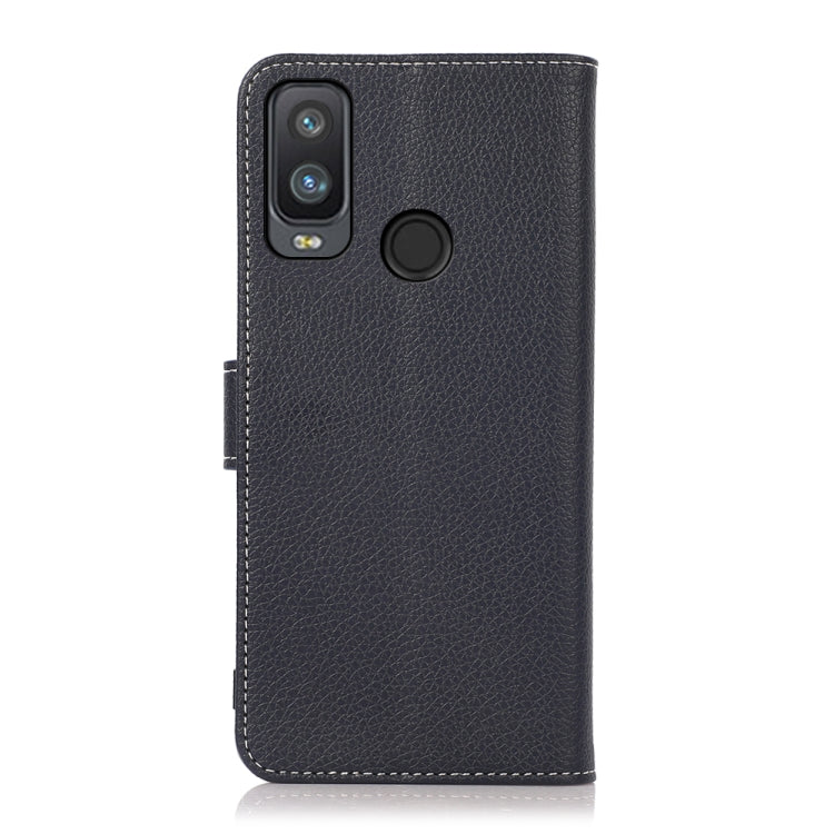For Alcatel 1L 2021 Litchi Texture PU + TPU Horizontal Flip Leather Case with Holder & Card Slots & Wallet