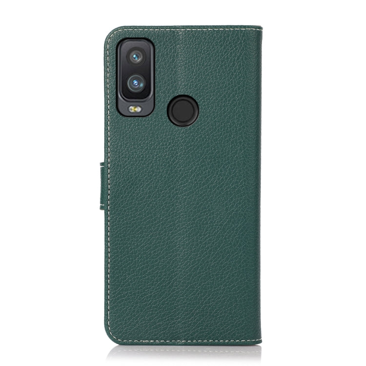 For Alcatel 1L 2021 Litchi Texture PU + TPU Horizontal Flip Leather Case with Holder & Card Slots & Wallet